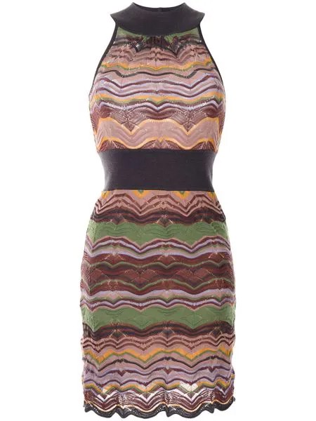 Missoni Pre-Owned трикотажное платье без рукавов с узором