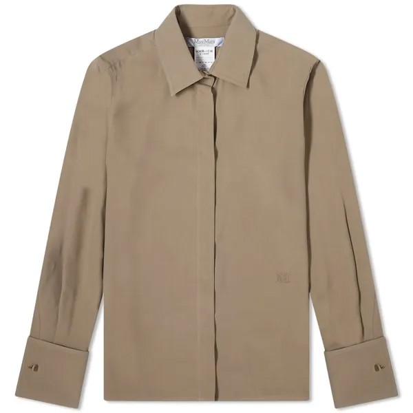 Рубашка Max Mara Candia, бежевый
