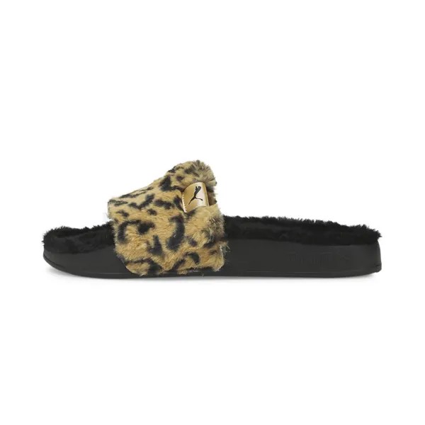 Шлепанцы Puma Leadcat 2.0 Fluff Safari, черный