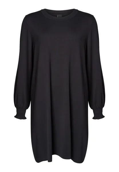 Вязанное платье Adia Fashion, черный