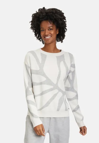Вязаный свитер Betty & Co, цвет blanc gris