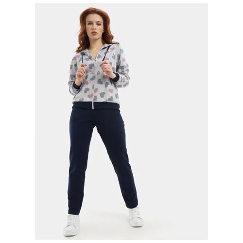Комплект Lilians, джемпер, брюки, капюшон, размер 96, мультиколор