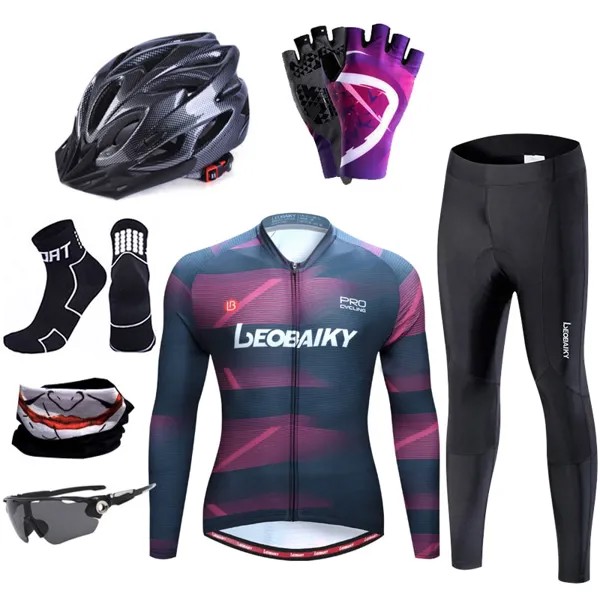 Профессиональная команда гоночных велосипедных футболок, мужские летние компрессионные колготки с длинным рукавом, велосипедная одежда, костюм для езды на горном велосипеде, дорожная яркость