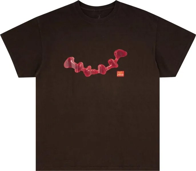 Футболка Cactus Jack by Travis Scott Ketchup T-Shirt II 'Brown', коричневый
