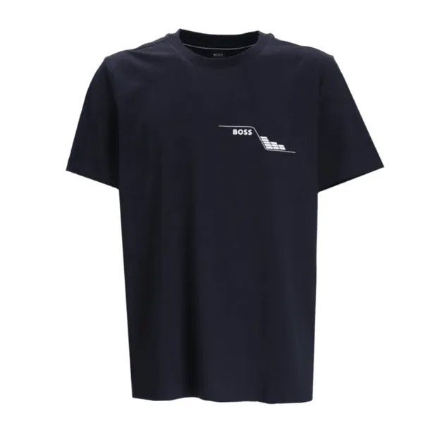 Мужская футболка с коротким рукавом Hugo Boss Tee 3, темно-синий
