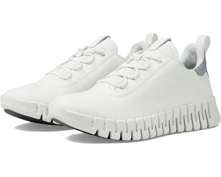 Кроссовки ECCO Gruuv Sneaker, цвет White/Light Grey