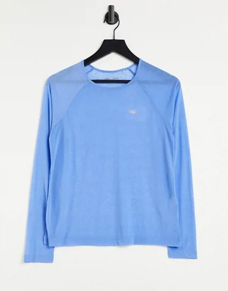 Лонгслив для занятий йогой ASOS 4505-Голубой