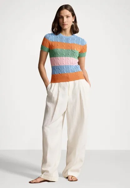 Футболка с принтом SHORT SLEEVE Ralph Lauren, разноцветный