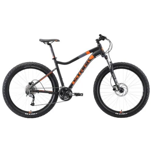 Горный (MTB) велосипед STARK Tactic 27.5+ HD (2019) черный/оранжевый 17