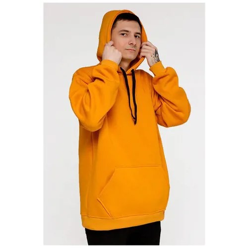 Магазин Толстовок Mustard color hoodie OVERSIZE unisex, Размер Unisex 50 / L Unisex