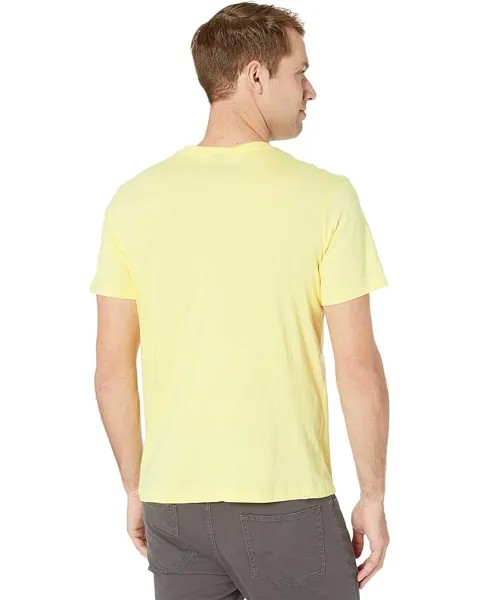 Футболка U.S. POLO ASSN. Solid Crew Neck Pocket T-Shirt, цвет Lemon Frost