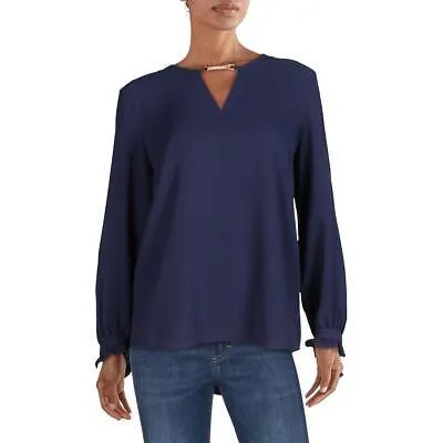 Женская темно-синяя мини-блузка с цепочкой MICHAEL Michael Kors, M BHFO 4248