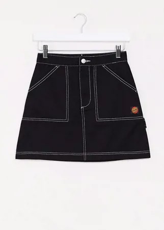Черная юбка Santa Cruz эксклюзивно на ASOS-Черный цвет