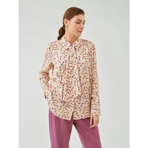 Блуза Pompa, размер 50, мультиколор