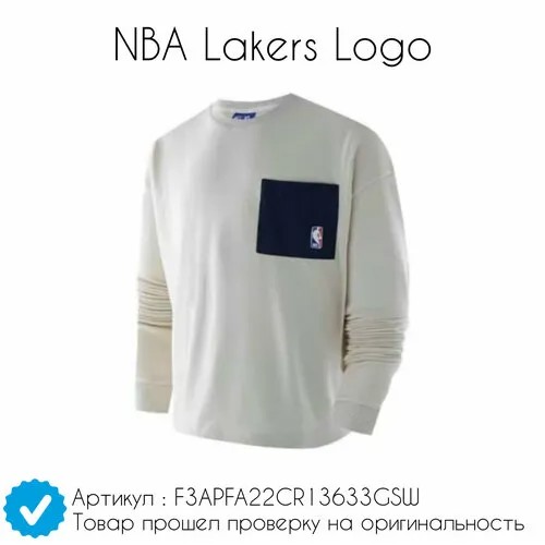 Свитшот NBA Lakers Logo, размер XL, синий, черный