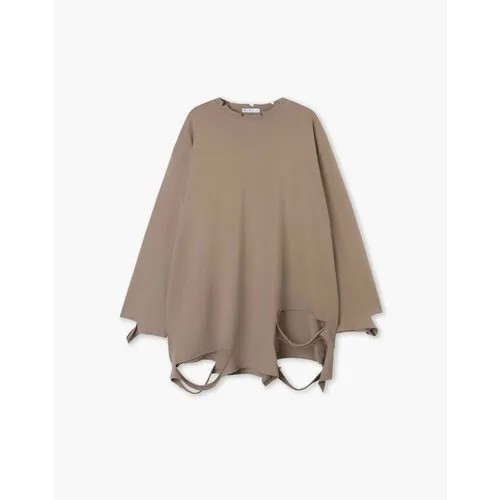 Лонгслив Gloria Jeans, размер XXS/158-XL/170, бежевый