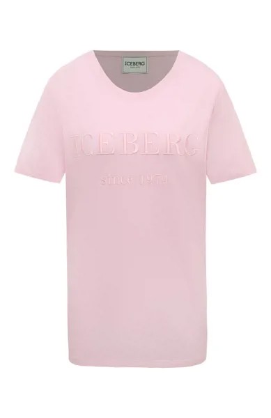 Хлопковая футболка Iceberg