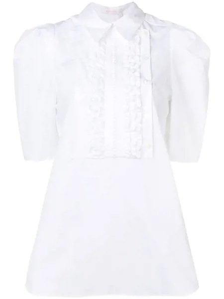 See by Chloé блузка с короткими рукавами и оборками