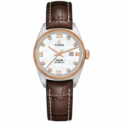 Наручные часы Titoni Часы Titoni 818-SRG-ST-652, белый