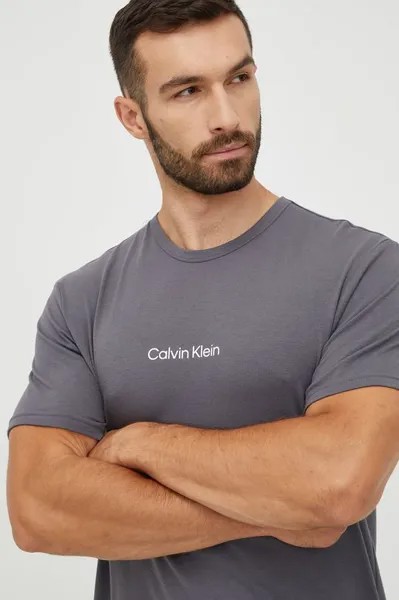 Пижамная футболка Calvin Klein Underwear, серый