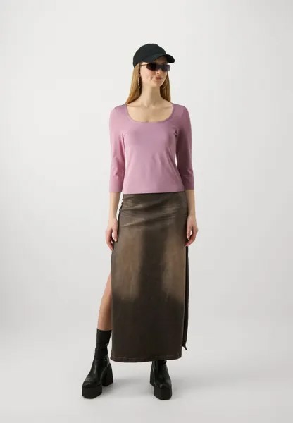 Футболка с длинным рукавом Vmpanda Deep O Neck Vero Moda, ностальгическая роза