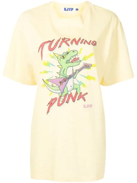 SJYP футболка Punk Dino