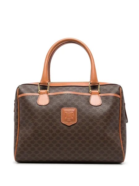 Céline Pre-Owned сумка Boston 1990-х годов с узором Macadam