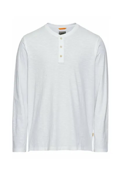 Рубашка с длинным рукавом HENLEY camel active, цвет white