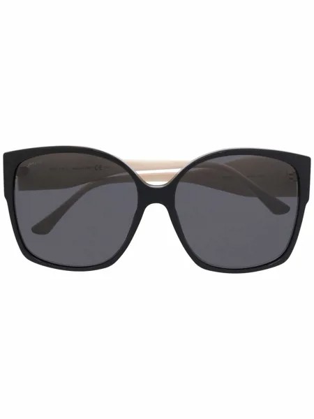 Jimmy Choo Eyewear солнцезащитные очки Noemis в массивной оправе