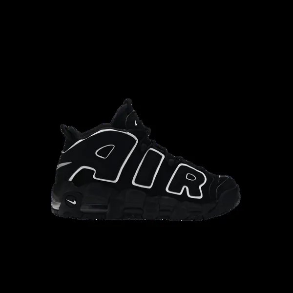 Кроссовки Nike Air More Uptempo Black White 2020 GS 415082-002