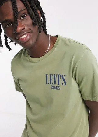 Зеленая футболка с логотипом Levi's Youth-Зеленый