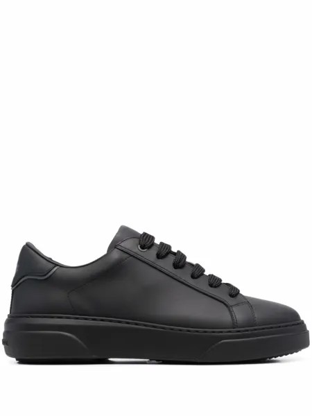 Dsquared2 кеды на шнуровке, черный