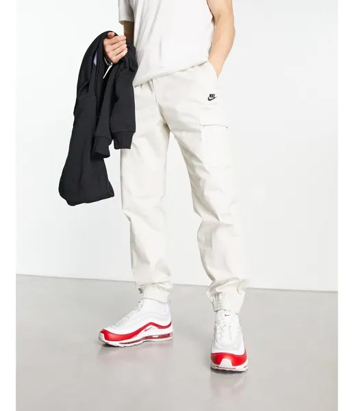 Белые джоггеры Nike Sport Utility