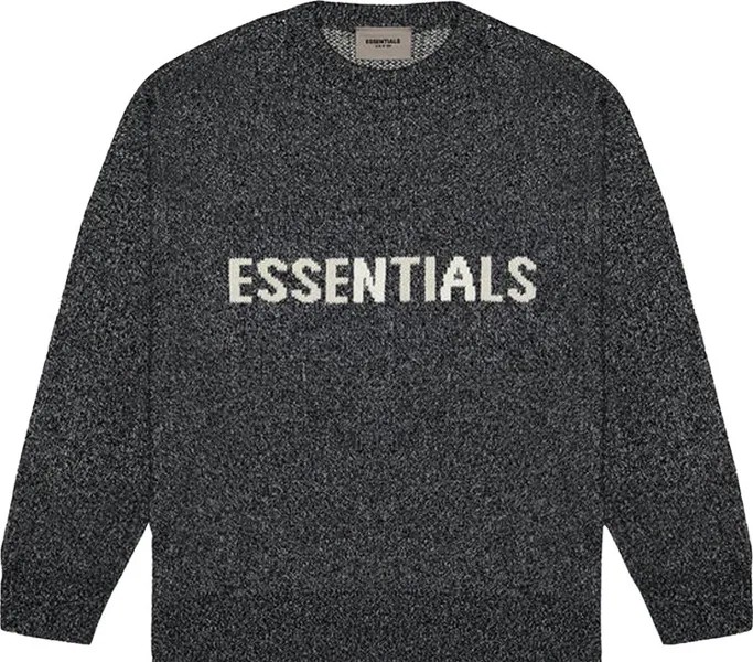 Свитер Fear of God Essentials Knit Sweater 'Black', черный