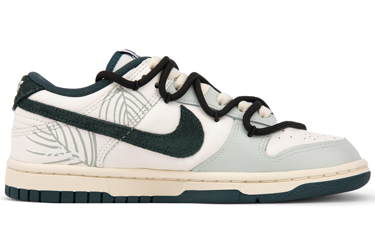 Кроссовки Nike Dunk Skateboarding Shoes Unisex Low-top Green, зеленый