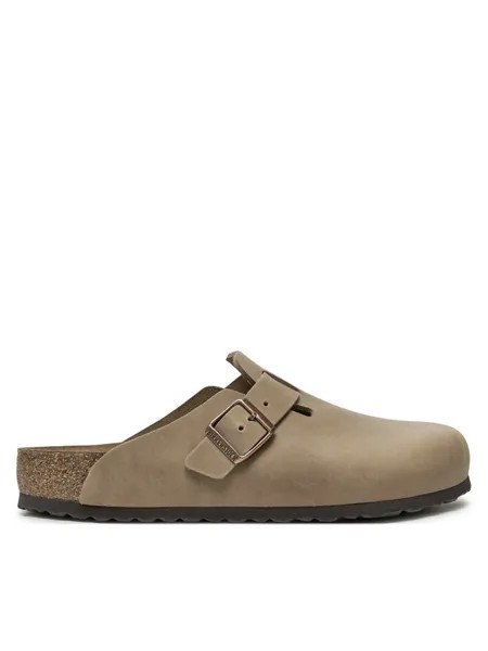 Шлепки Birkenstock Boston SFB LEOI, коричневый