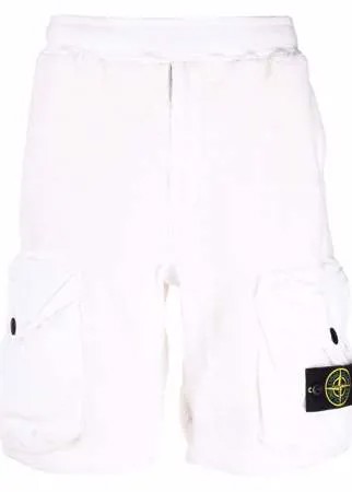 Stone Island шорты карго с нашивкой Compass