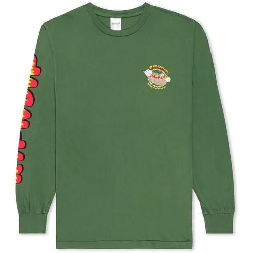 Лонгслив Ripndip glizzy olive, размер L