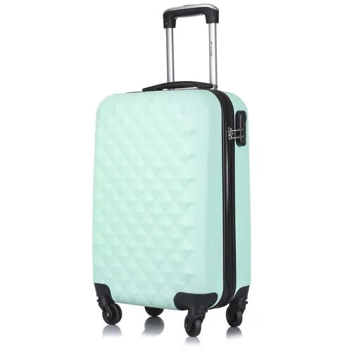 Умный чемодан L'case, 45 л, размер S, зеленый