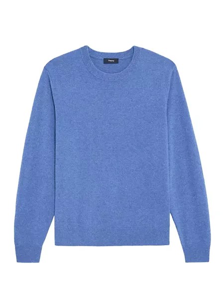 Кашемировый свитер Hilles Theory, цвет indigo melange