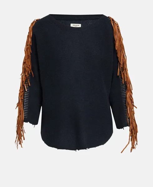Кашемировый пуловер Zadig&Voltaire, темно-синий