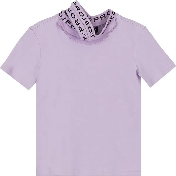 Футболка Y/Project Triple Collar Fitted  'Lilac', фиолетовый