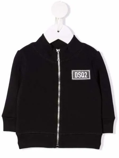 Dsquared2 Kids бомбер с нашивкой-логотипом