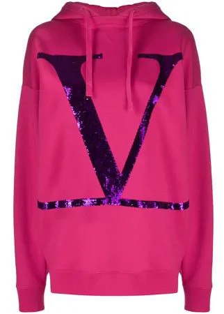 Valentino худи с логотипом VLogo