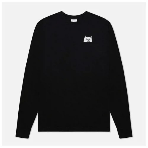 Мужской лонгслив Ripndip Lord Nermal Pocket чёрный, Размер L