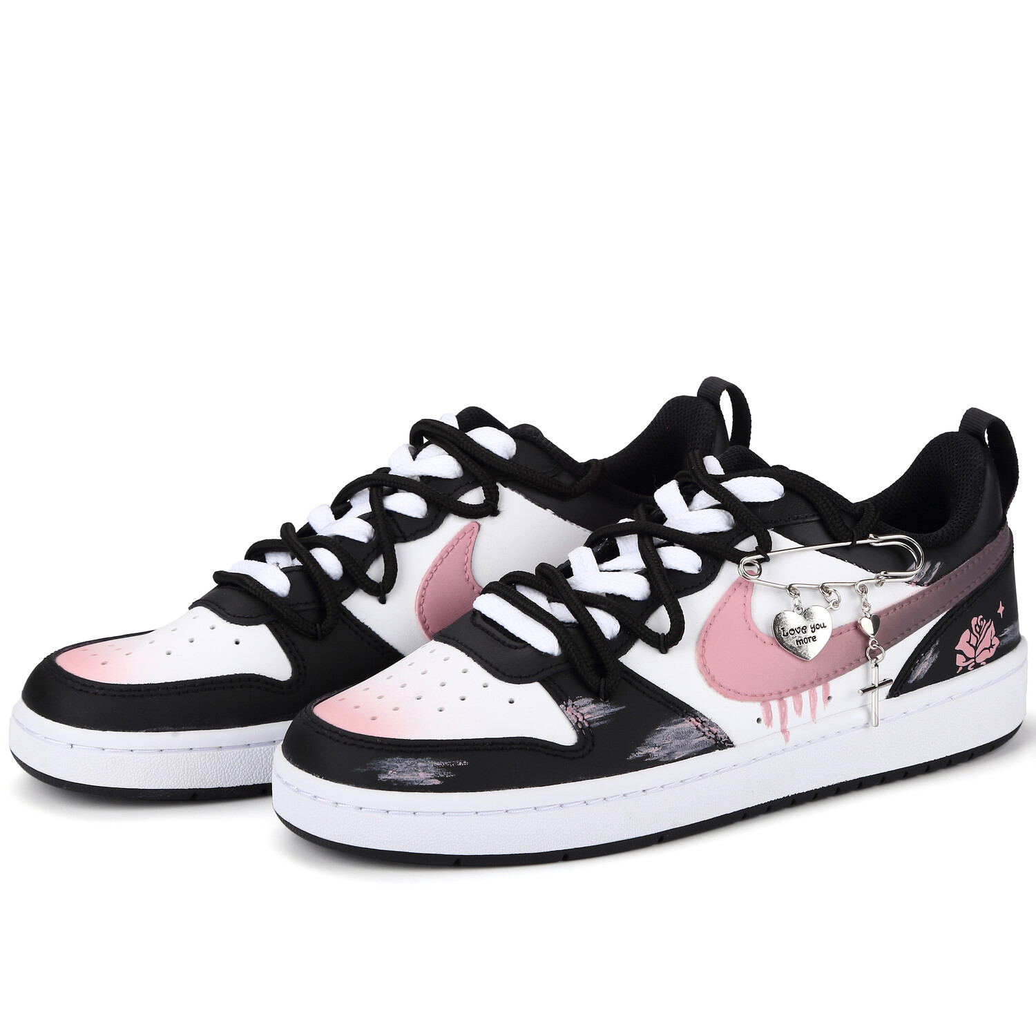 Кроссовки Nike Court Borough Skateboarding Shoes Women's Low-top, розовый