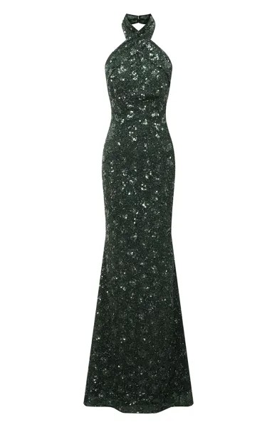 Платье с отделкой пайетками Speranza Couture