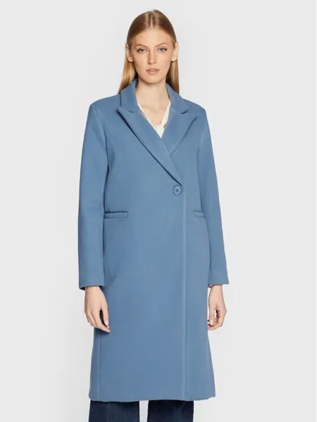 Переходное пальто стандартного кроя Rinascimento, синий