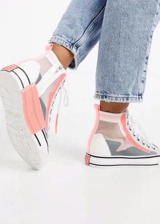 Высокие кеды из ткани рипстоп Ash-Мульти