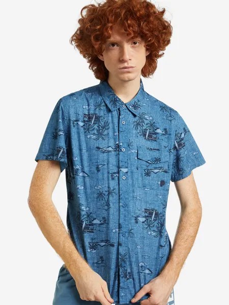 Рубашка с коротким рукавом мужская Protest, Синий